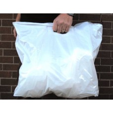 Plastic Bag / White Plastic Bag (Large)  size about 11.5 x 6.5 x 21